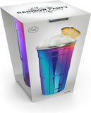 Fred & Friends Vaso de fiesta color cobre, Arcoiris (Rainbow), 16-Oz, 1