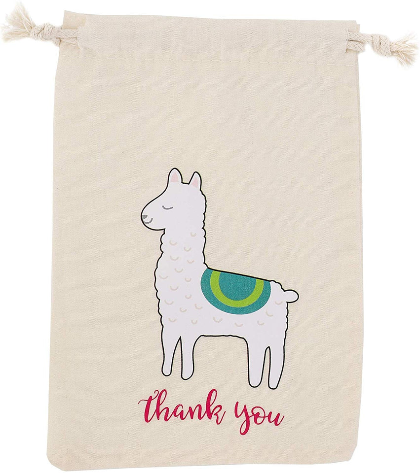 Juvale - Bolsas de tela para regalos de fiesta, 100% algodón, 14 x 10 cm