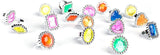 Princess Pretend Play Set - Easter Tiara Dress Up Play Set - Crowns, Wands, and Jewels - Princess Girls Party Favors - Princess Costume Party Play Set, (12 Princess Crown Tiaras, 12 Wands, 24 Rings)