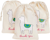 Juvale - Bolsas de tela para regalos de fiesta, 100% algodón, 14 x 10 cm