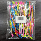 SBYURE - Pulsera de 40 piezas con cierre de cierre, colores neón, sensorial, juego de juguetes para fiestas para estudiantes, niños, cumpleaños, bolsas de dulces, premios pequeños, mixto
